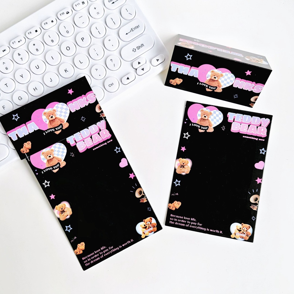Set 10 Tấm card Hoạt Hình Dễ Thương Trang Trí Sự Bảo Vệ