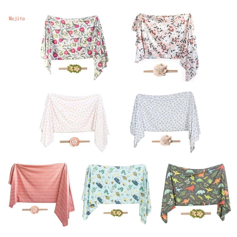 Bộ 2 Túi Ngủ Cotton Mềm Mại In Hoa Xinh Xắn Cho Bé