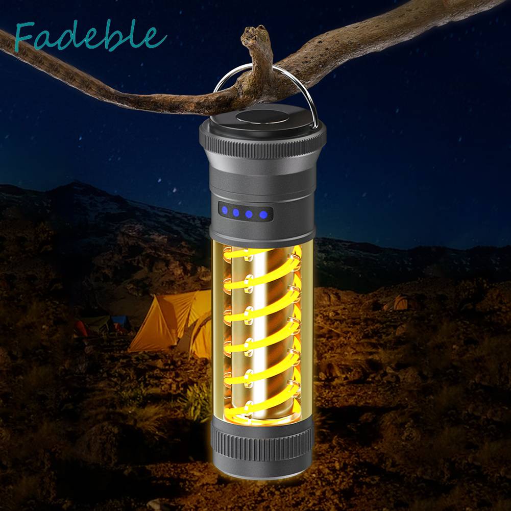 Đèn Cắm Trại Chống Thấm Nước Sạc USB Loại C 10-150LM 1800mAh