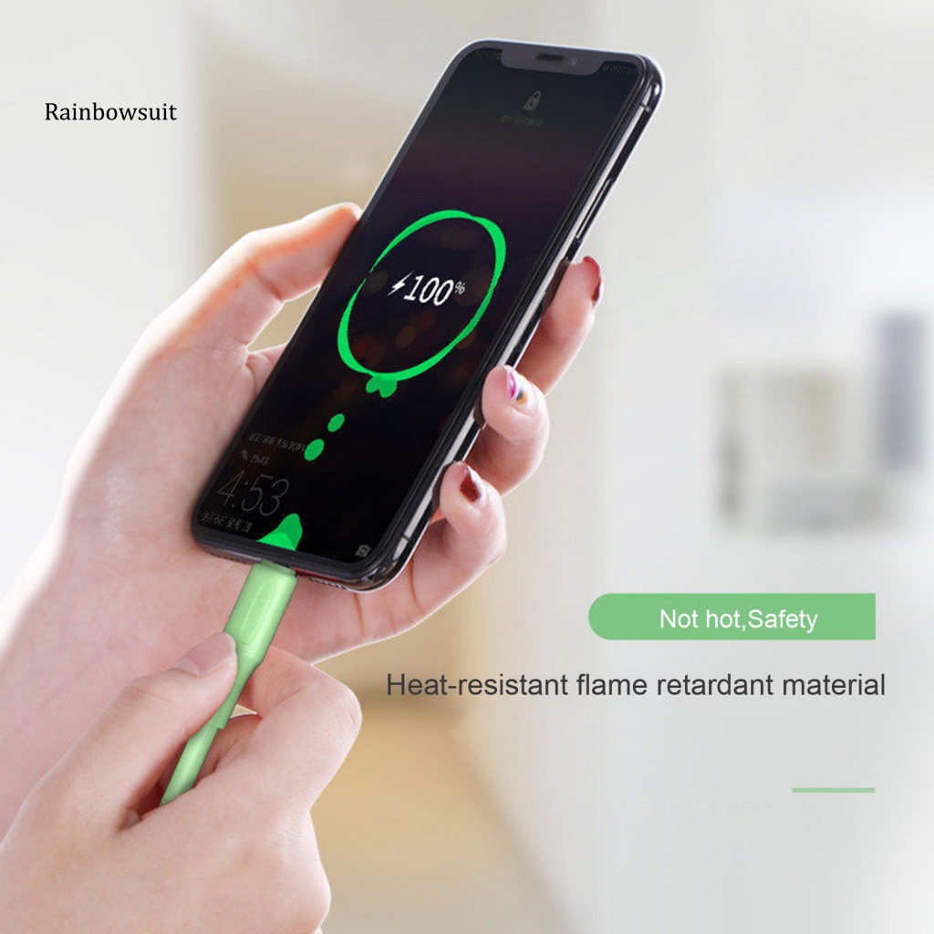 Dây Cáp Sạc Dữ Liệu Type-C Mềm Rộng Tương Thích Với Máy Tính