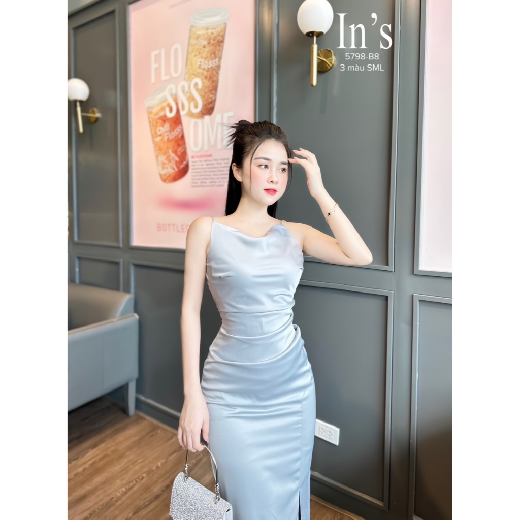 Váy Đầm lụa cực phẩm đi tiệc, đi chơi hàng thiết kế cao cấp