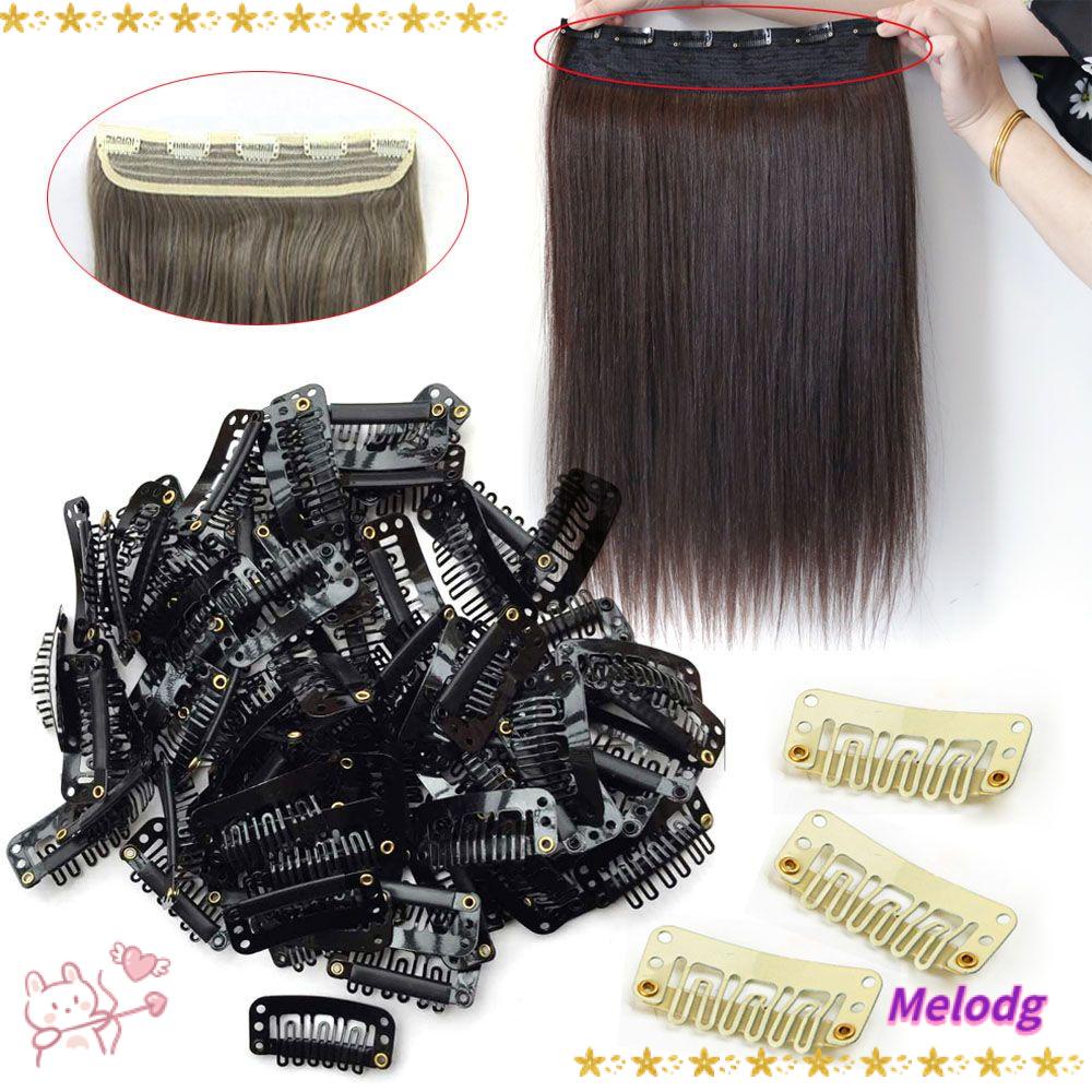 MELODG Set 20 / 40 Kẹp Tóc Giả Hình Chữ U Mới