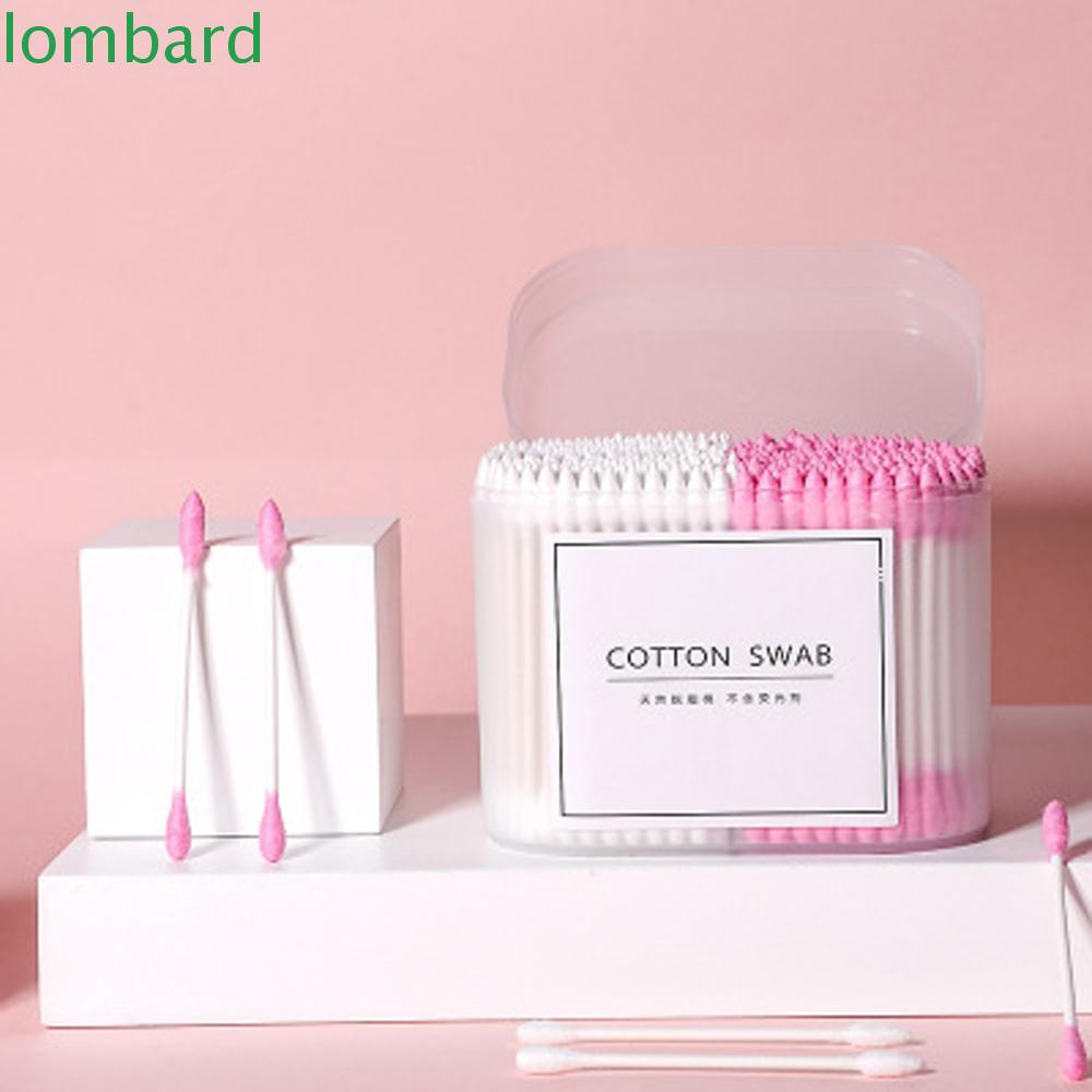 LOMBARD Set 100 / 200 / 300 Tăm Bông Cotton Dùng Một Lần Tiện Lợi