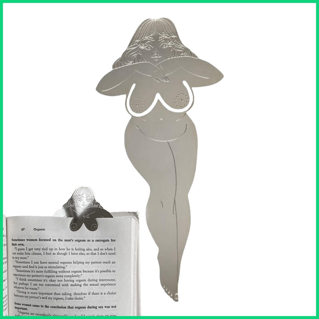 Thẻ Đánh Dấu Trang Sách Bằng Kim Loại Mỏng Tông Vàng Đồng Vui Nhộn Cho Nam Và Nữ jiwvn