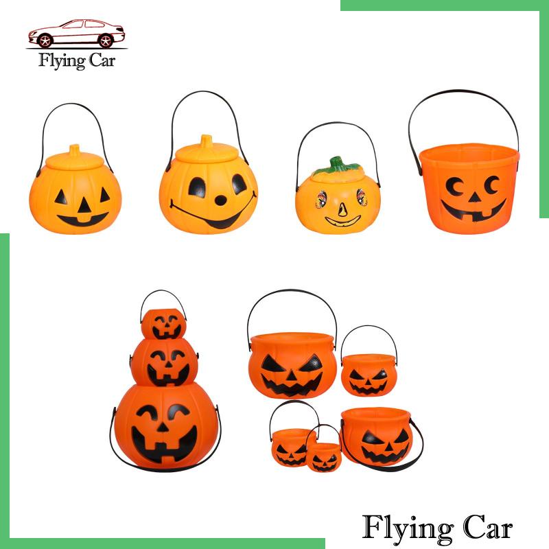Xô Đựng Kẹo Có Tay Cầm Trang Trí Halloween