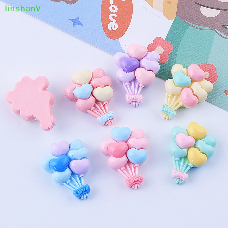 Bong Bóng Nhựa Resin Cabochon Mini Nhiều Màu Dễ Thương Trang Trí Sổ Tay Thủ Công