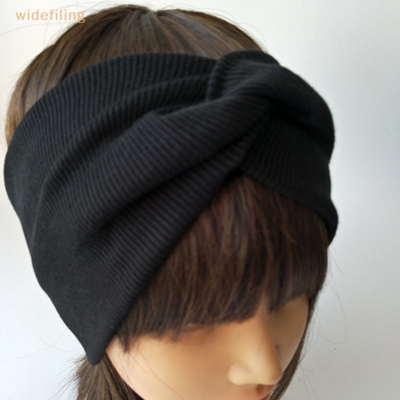 Băng Đô Cotton Mềm Mại Co Giãn Màu Trơn Thắt Nút Thời Trang Xuân Hè Cho Bé Gái Rửa Mặt / Trang Điểm