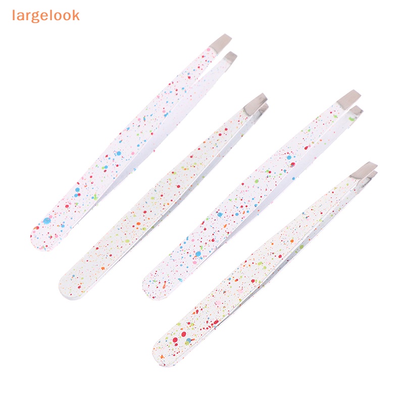 1 Nhíp Nhổ Lông Mày Bằng Thép Không Gỉ Nhiều Màu Sắc