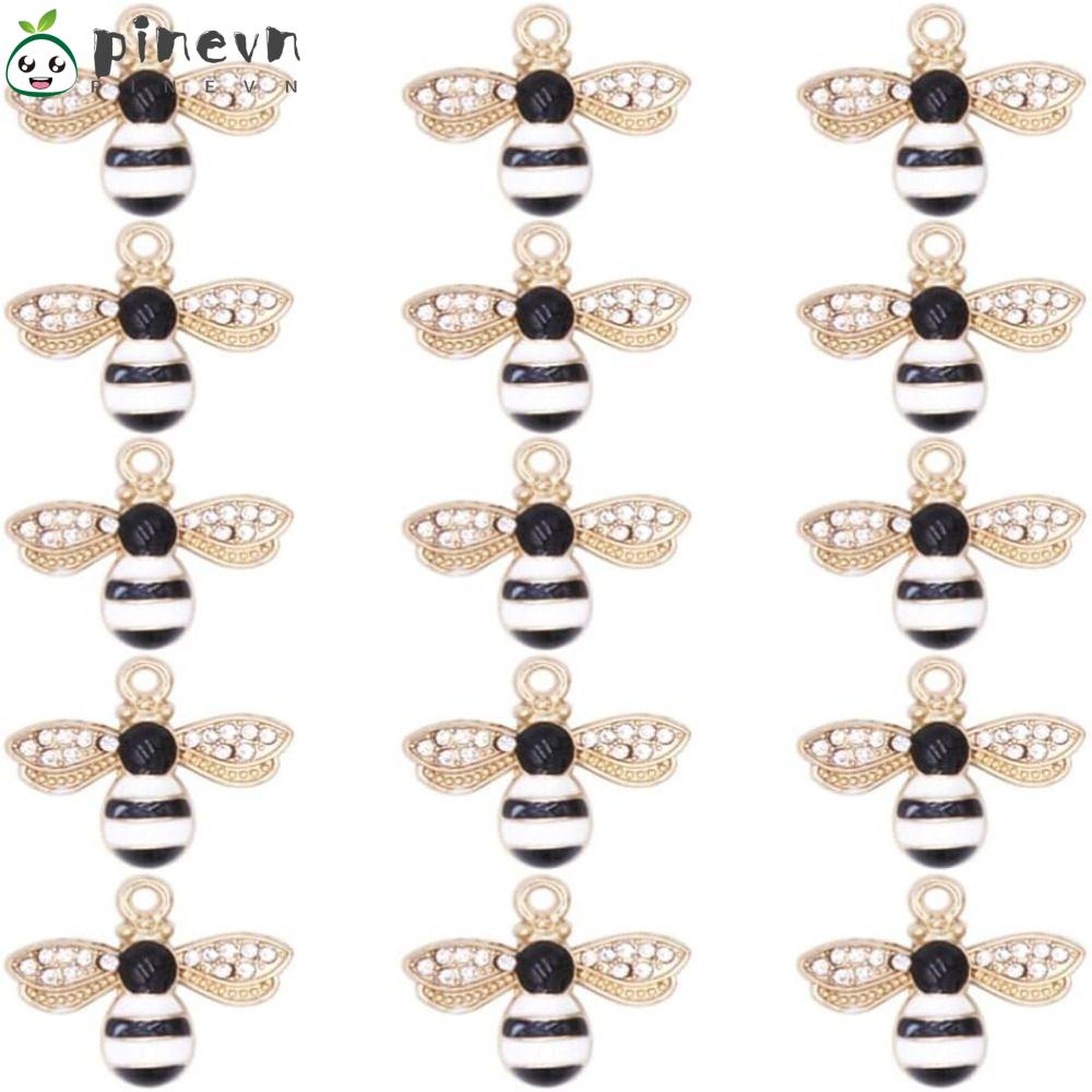 PINEVN Bộ 40 Mặt Dây Chuyền Hình Ong Kích Thước 21x18mm