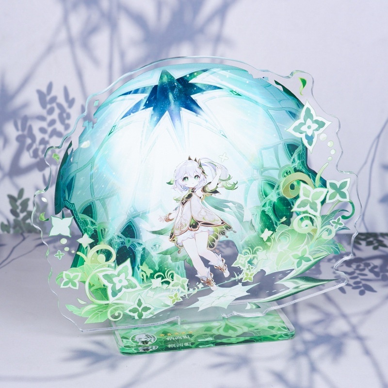 Standee nhân vật GENSHIN IMPACT ver 2 CHIÊU THỨC game anime chibi_chất liệu  Mica in 2 mặt