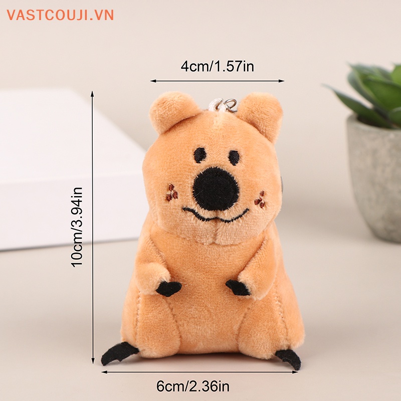 1 Móc Khóa Hình Gấu Nhồi Bông 10cm Tự Làm Dễ Thương