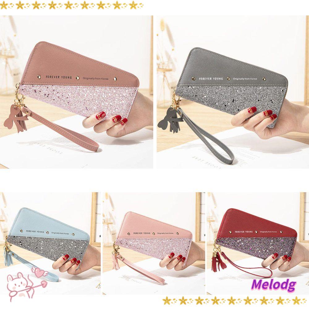 MELODG Ví Cầm Tay Dáng Dài Đựng Thẻ / Điện Thoại Thời Trang