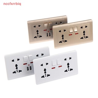 Tường ổ cắm điện phổ 5 lỗ 2.1a kép usb sạc cổng ổ cắm mới