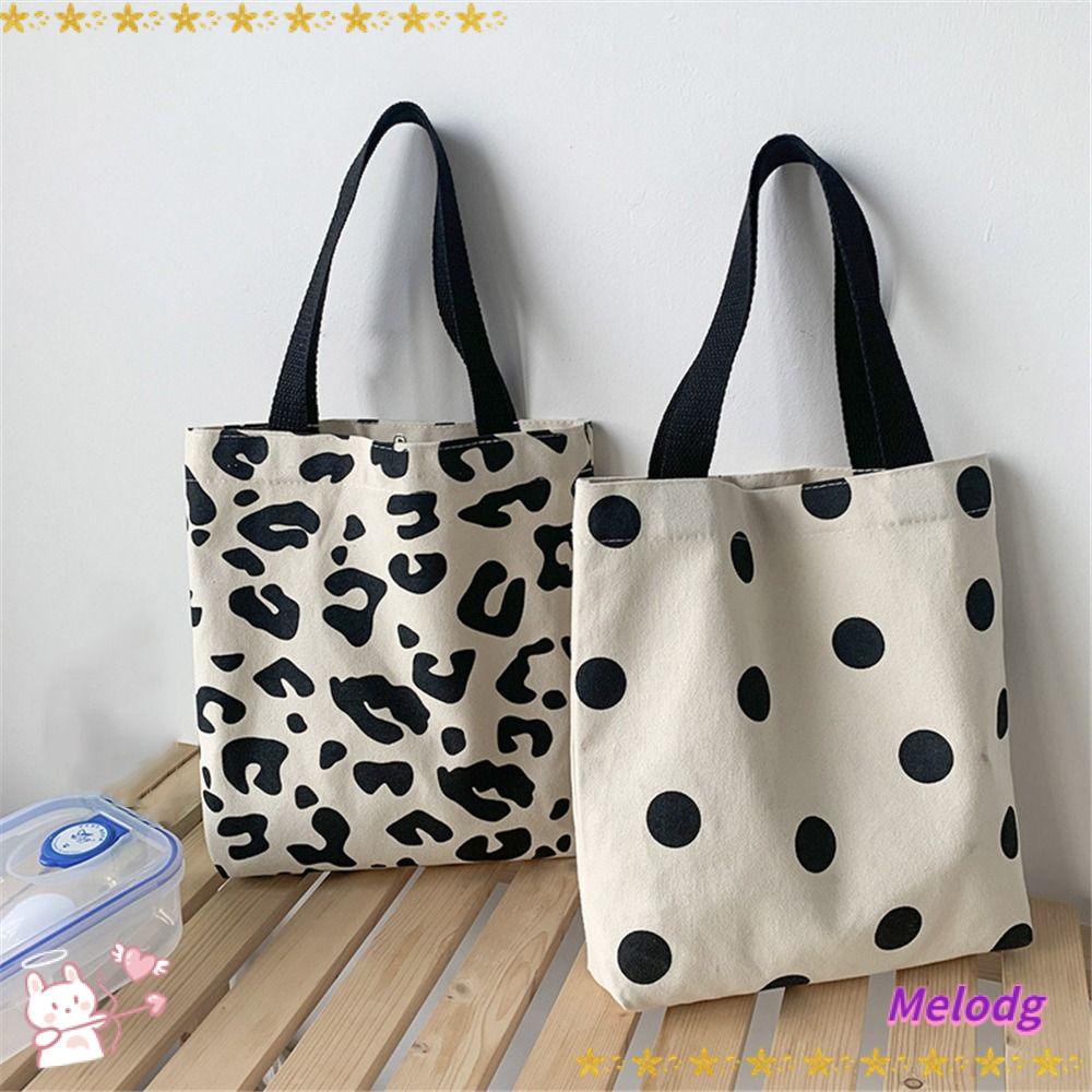 MELODG Túi Xách Canvas Cỡ Lớn Thời Trang Trẻ Trung