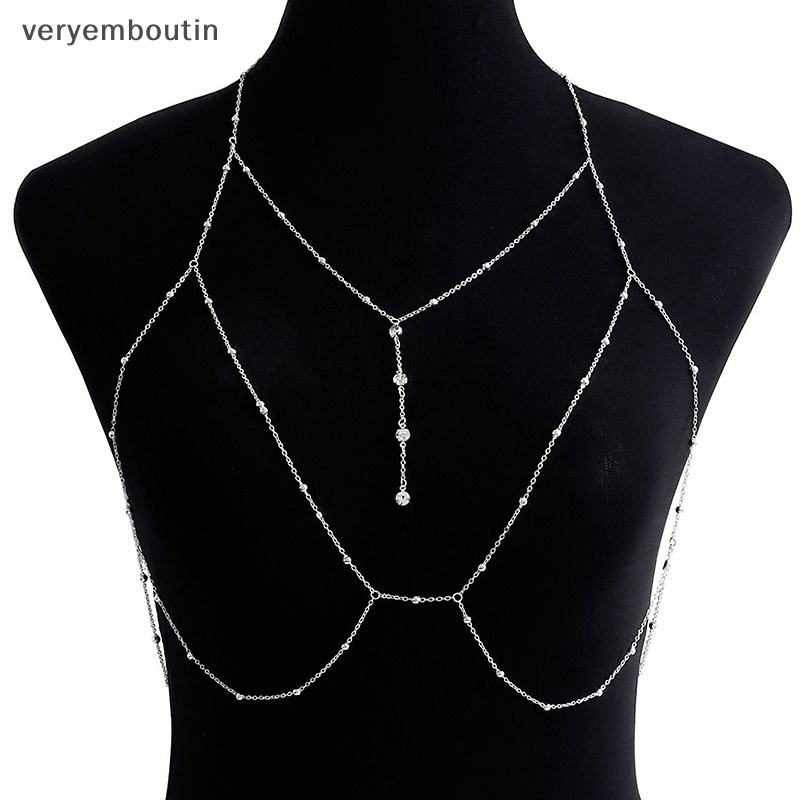 Vòng cổ Cơ Thể Dạng Chuỗi Chéo Ngực Quyến Rũ Cho Nữ