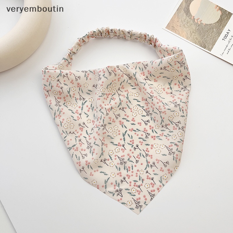 Băng Đô Co Dãn in Họa Tiết Hoa Thời Trang Cho Nữ