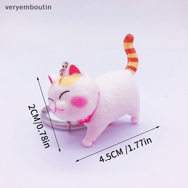 Móc Khóa Kim Loại Hình Mèo Dễ Thương