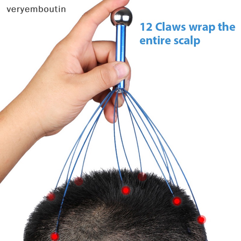 1 Đầu Massage Với 12 Ngón Tay Giúp Giảm Căng Thẳng