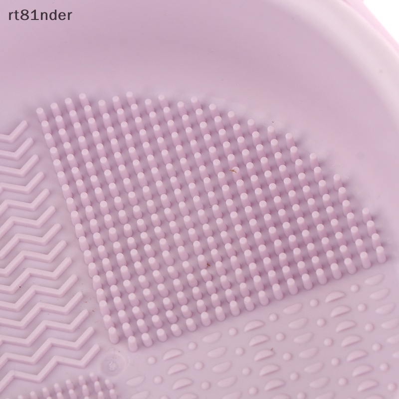 Dụng Cụ Vệ Sinh Cọ Trang Điểm Bằng Silicone Nhiều Màu Sắc