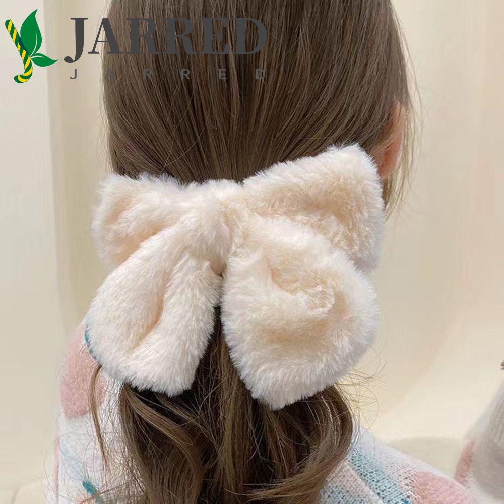 JARRED Kẹp Tóc Đuôi Ngựa Hình Nơ Lớn Ngọt Ngào Thanh Lịch Cho Nữ Giá Đỡ