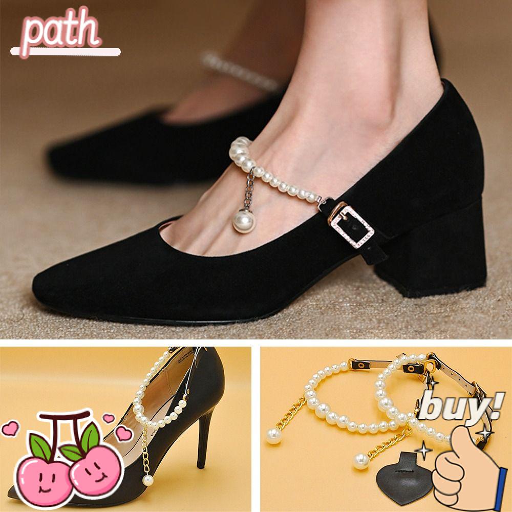 PATH Dây Xích Đeo Mắt Cá Chân Hình Giày Cao Gót Chống Trượt Có Thể Điều Chỉnh