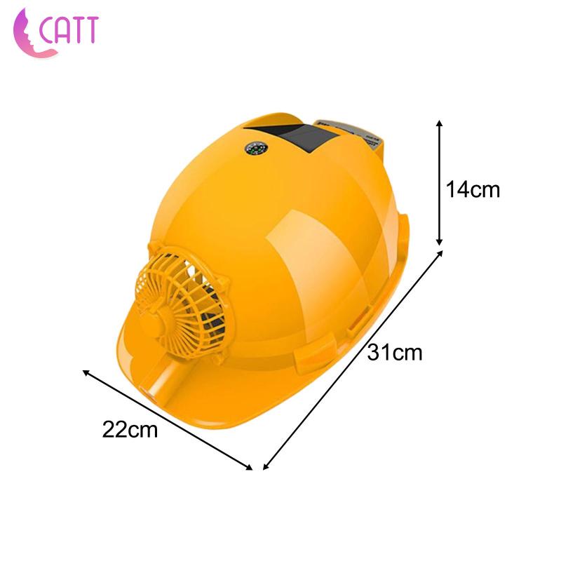 Mũ Cứng Năng Lượng Mặt Trời Điều Chỉnh Được Màn Hình Hiển Thị Năng Lượng Mặt Trời Làm Mát Cho Xây Dựng