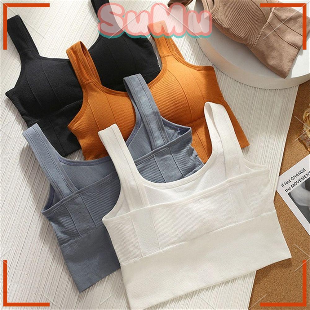 SUMU Áo Ngực Thể Thao Có Mút Đệm Chống Sốc Thích Hợp Chạy Bộ / Tập Yoga
