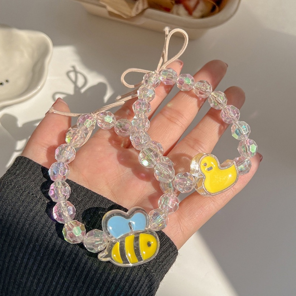 Dây Cột Tóc Co Giãn Đính Pha Lê Hình Thú Hoạt Hình Phong Cách Hàn Quốc Ula777