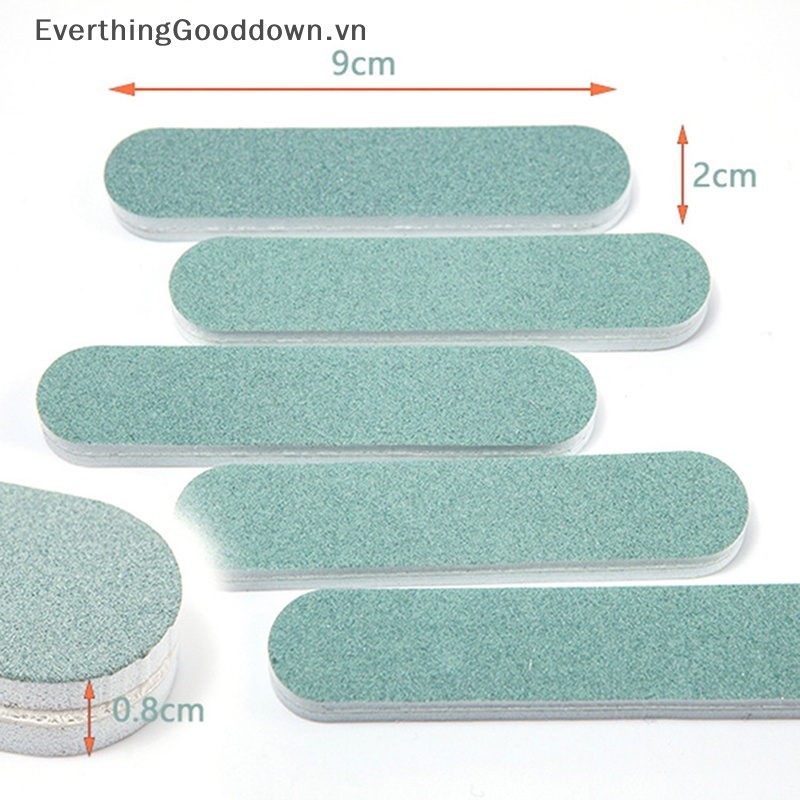 Bộ 5 Cây Dũa Móng Tay Hình Khối Mini Bằng Bọt Biển Tiện Dụng