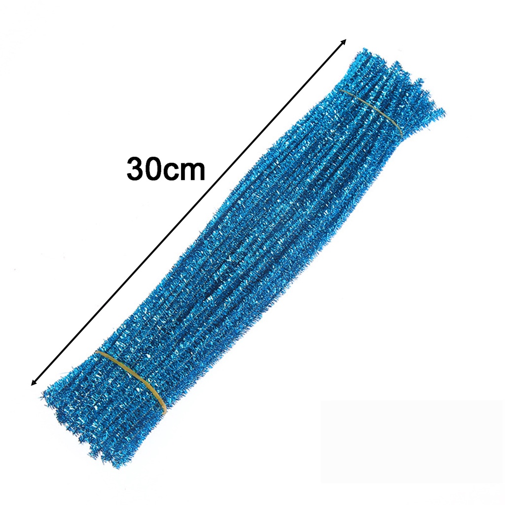 Set 100 Ống Thiếc Linh Hoạt Có Thể Uốn Cong Dùng Làm Đồ Thủ Công DIY Cho Bé