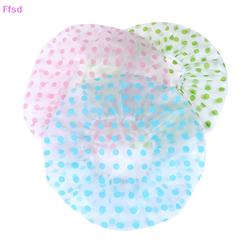 {Ffsd} Mũ Tắm Bằng Nhựa Chống Thấm Nước Tái Sử Dụng Được Chăm Sóc Tóc * Bán
