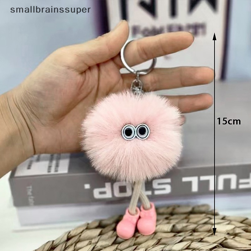 Móc Khóa Lông Thỏ Nhỏ Nhắn Dễ Thương Dành Cho Nữ