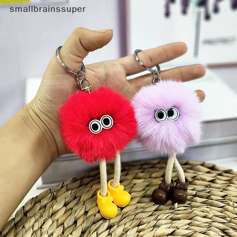 Móc Khóa Lông Thỏ Nhỏ Nhắn Dễ Thương Dành Cho Nữ