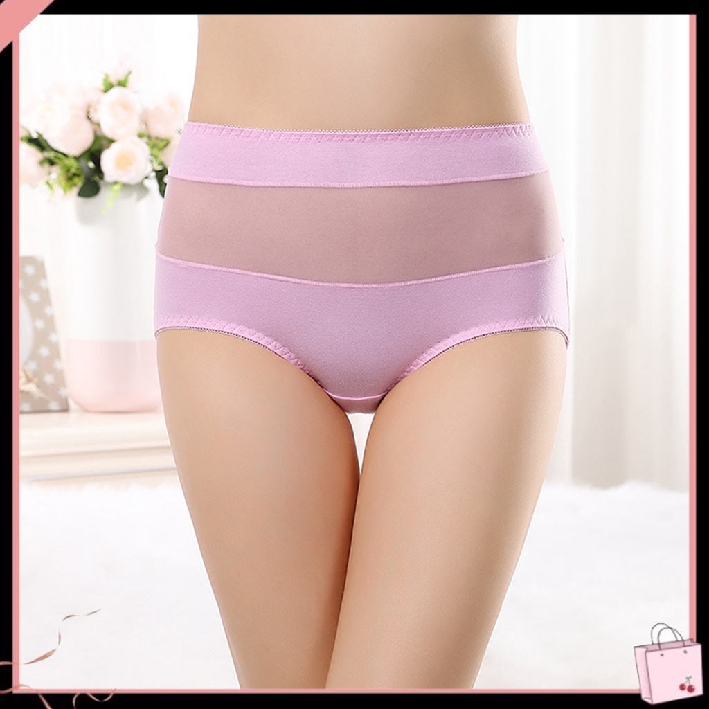 {Soltweter} Quần Lót Lưới Xuyên Thấu Thoáng Khí Kiểm Soát Bụng Bốn Mùa Cho Nữ