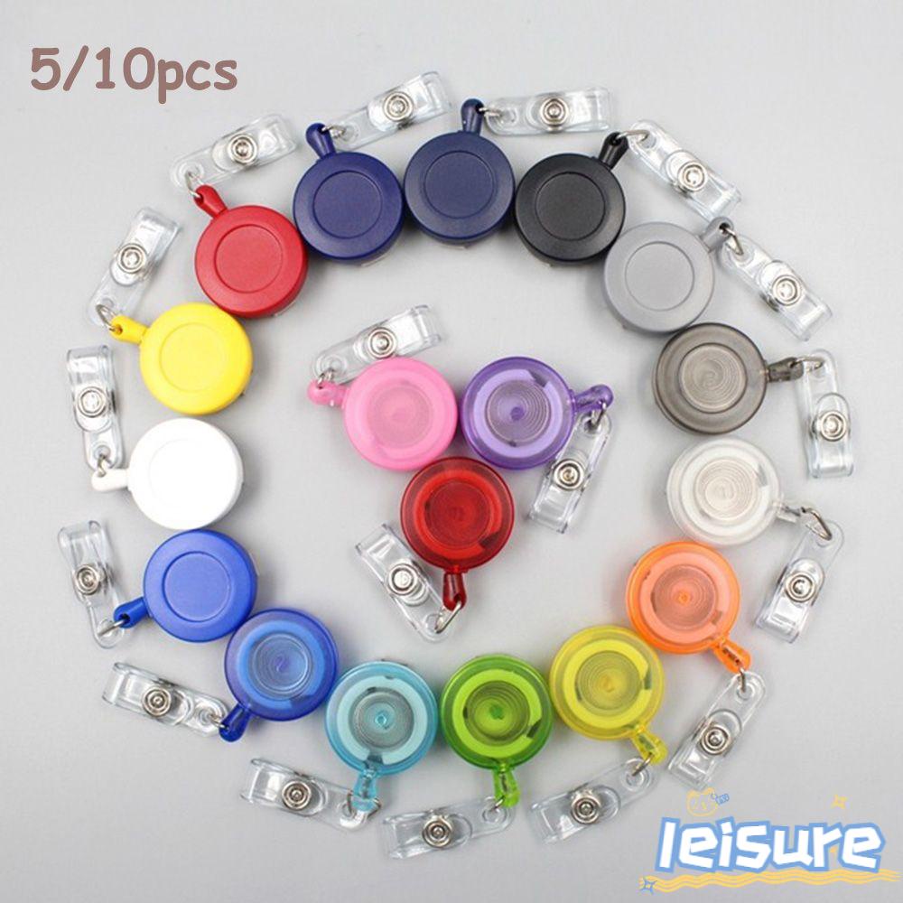 LEISURE Set 5 / 10 Dây Đeo Huy Hiệu Mini Chống Thất Lạc Màu Sắc Ngẫu Nhiên