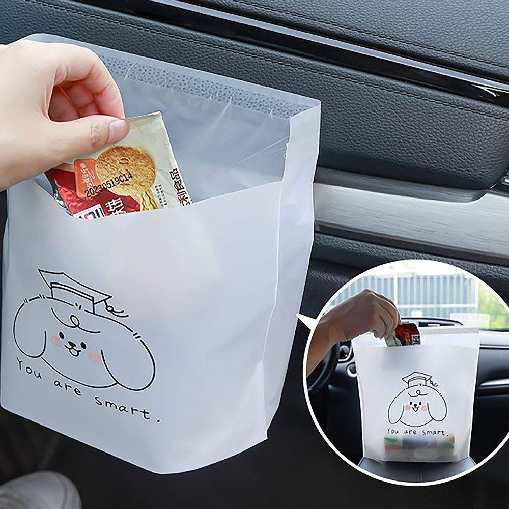 Bộ 15 Túi Đựng Đồ Dùng Dùng Một Lần Tự Dính Dày Dặn Tiện Dụng Cho Xe Hơi