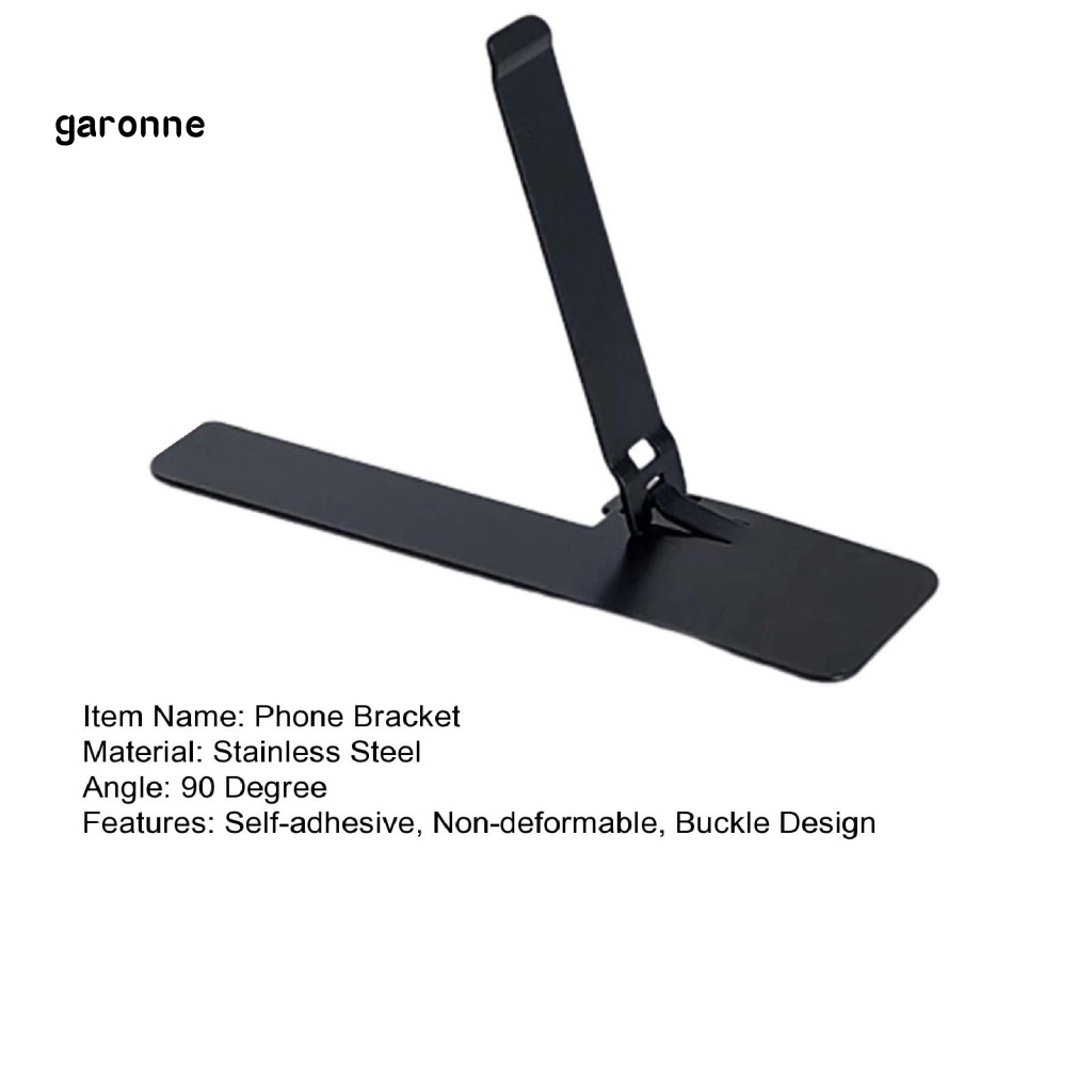 Giá Đỡ Điện Thoại Tự Dính Bằng Thép Không Gỉ Không Biến Dạng Có Thể Gập Lại