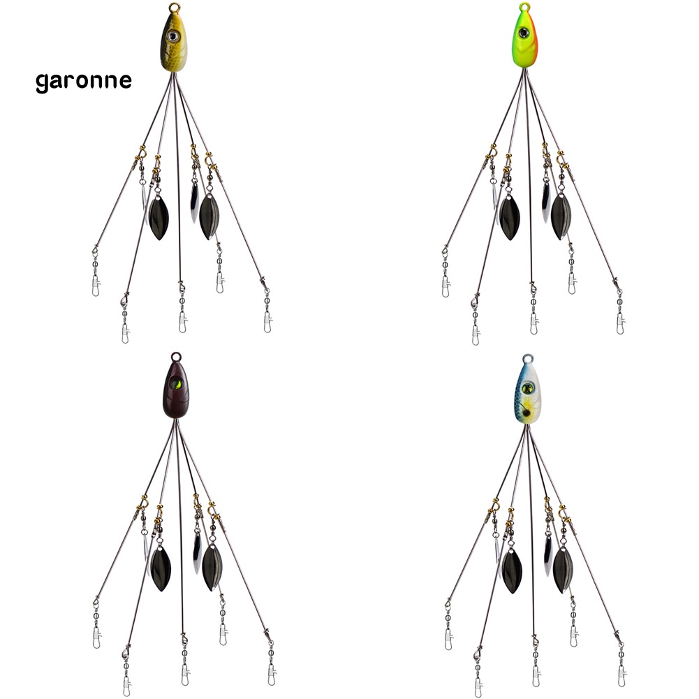 Mồi Giả Nhử Cá 5 Khúc 18g Gắn Kèm Dù Gắn Kèm Móc Câu Tiện Dụng