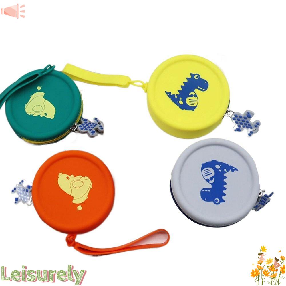 LEILY Ví Tròn Đựng Tiền / Tai Nghe / Dây Cáp Tiện Dụng