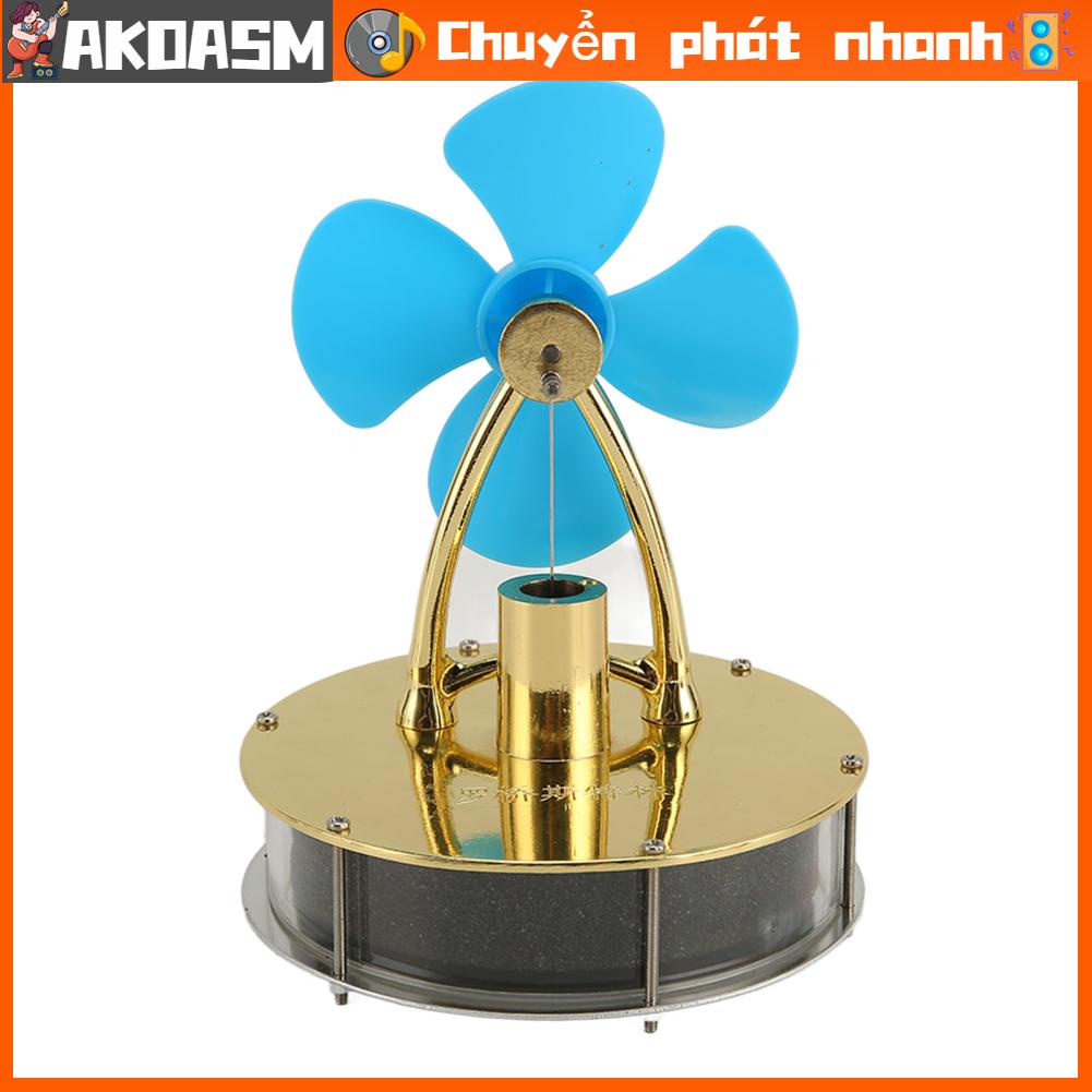 AKOASM Động Cơ Stirling Nhiệt Độ Thấp Màu Xanh Vật Lý Giảng Dạy Khoa Học Thí Nghiệm Mô Hình Đồ Chơi Giáo Dục