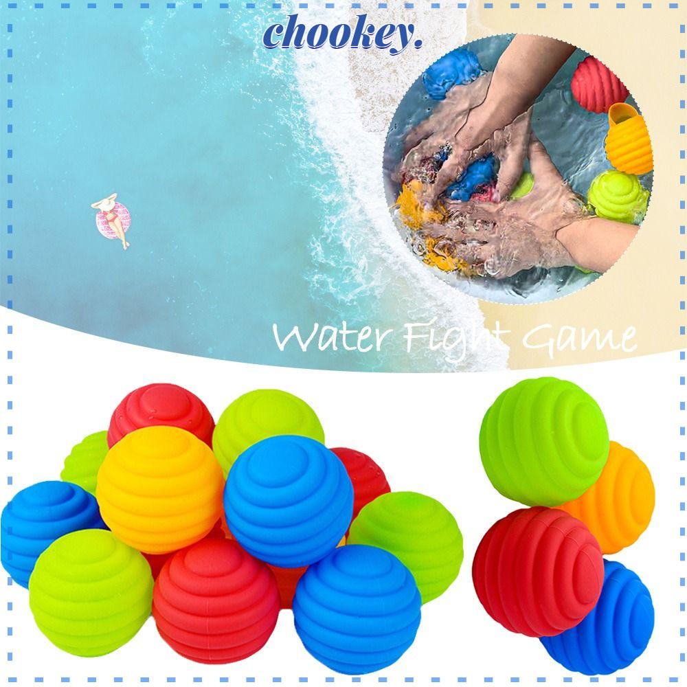 CHOOKEY Set 4 Bong Bóng Nước Nhiều Màu Sắc