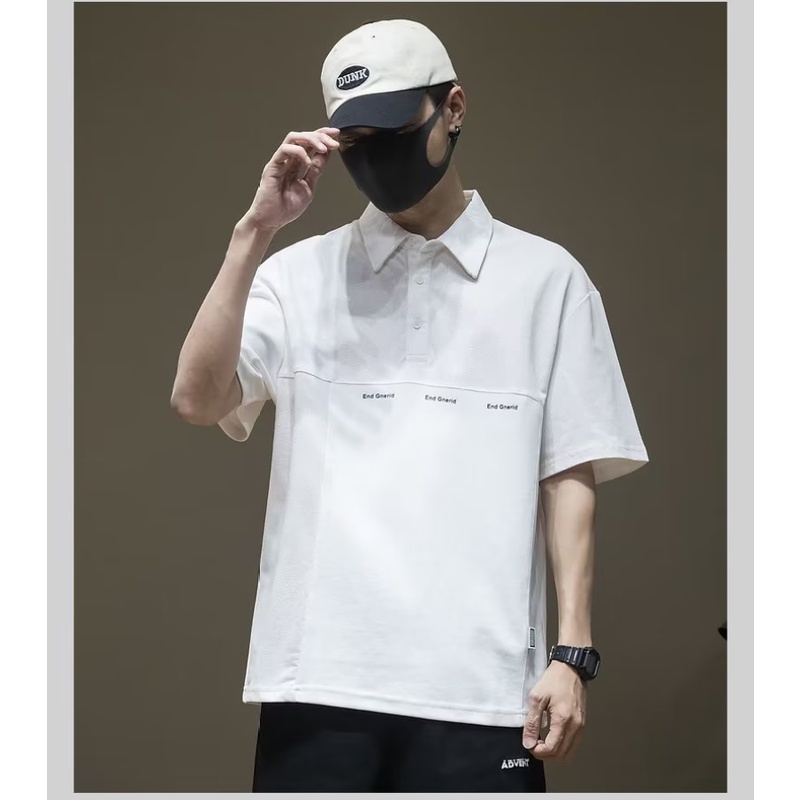 Áo polo Tay Ngắn Chất Liệu Cotton Cao Cấp Có Size Từ M-8XL Thời Trang Theo Phong Cách Mỹ Cho Nam