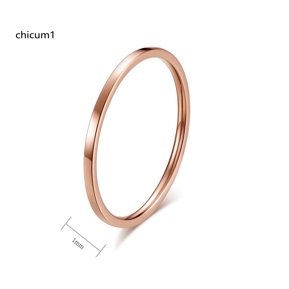 Nhẫn Thép Titan Thời Trang Dành Cho Nữ