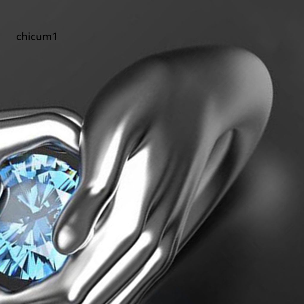 Nhẫn Hợp Kim Mạ Điện Đính Đá Zircon Ôm Sát Tôn Dáng Cho Nữ