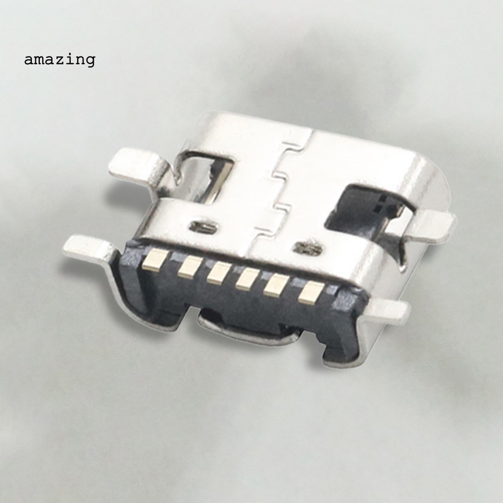 Set 10 Ổ Cắm Loại C 31 Bằng Thép Không Gỉ 6pin SMT Chuyên Dụng