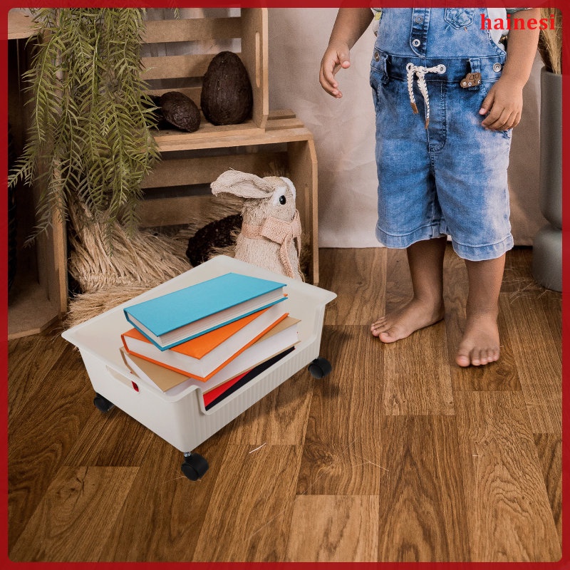 Kệ Sách Để Bàn Có Bánh Xe Tiện Lợi Dành Cho Bé