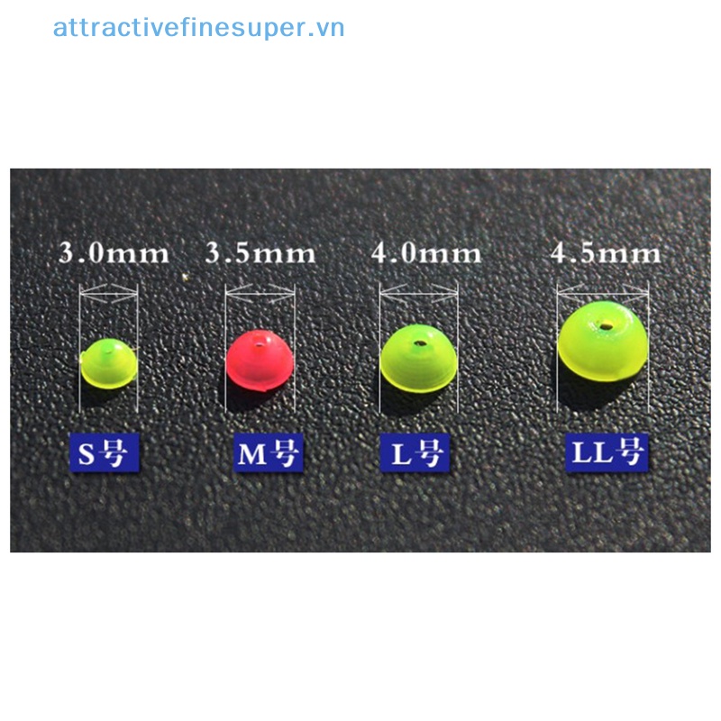 100 Hạt Phát Sáng Nửa Tròn Phụ Kiện Câu Cá