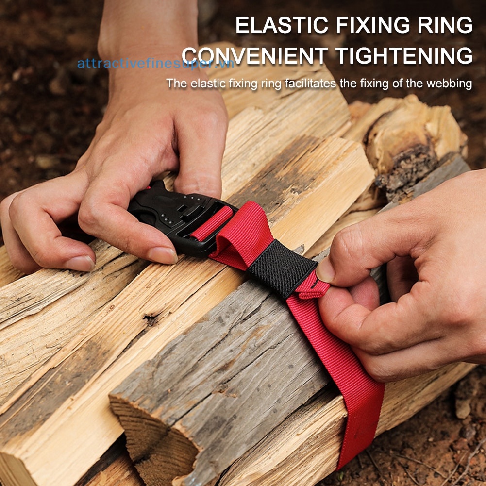 Afs Set 2 Dây Nylon Buộc Hành Lý Tái Sử Dụng Được Có Khóa Cài Xuống