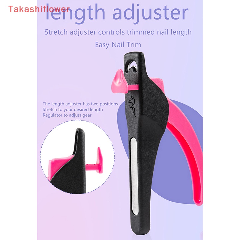 Kềm Cắt Móng Tay Giả Hình Chữ U Bằng Thép Không Gỉ Chuyên Nghiệp