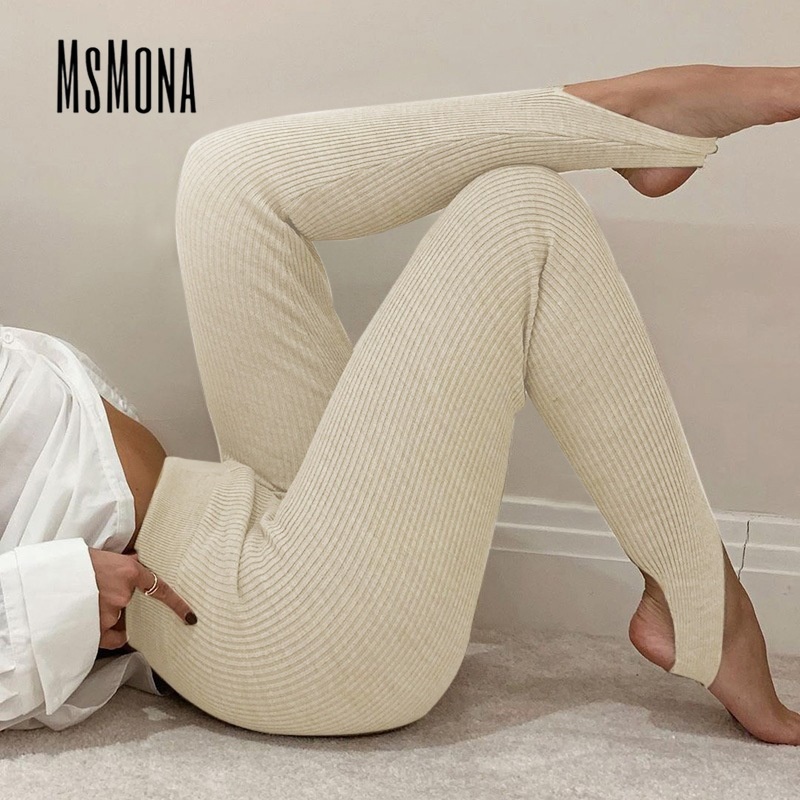 Quần Dài Nữ Ôm Dáng Màu Trơn Mẫu Mới 2023